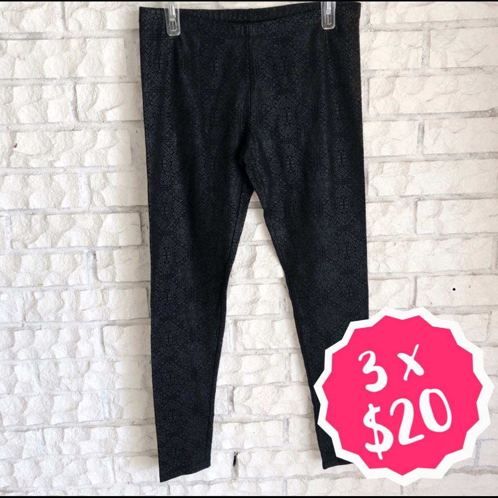(3x$20)▪️ Arizona | Black Leggings - Size L ▪️